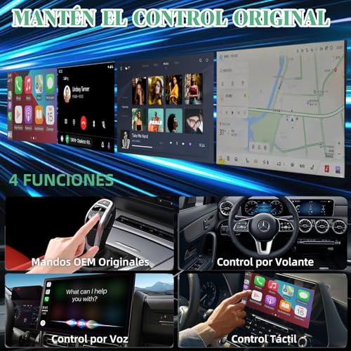 YOUKOYI Adaptador CarPlay inalámbrico 2026 Actualiza CarPlay por Cable a inalámbrico, diseño Mini USB para Coches con Apple CarPlay por Cable Integrado, Plug and Play