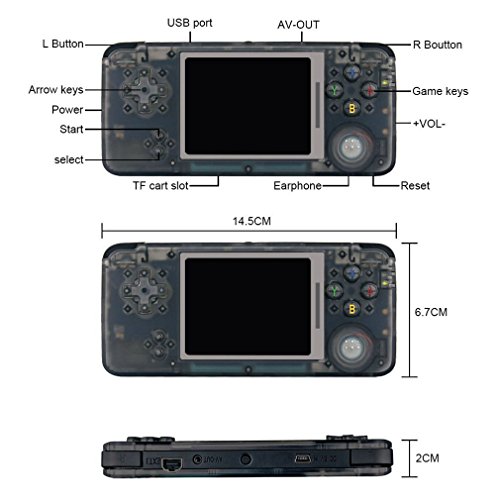 image for HANDHELD GAME CONSOLES , 2018 SMART TECH BUILT IN 800+ GAMES , 3.0
