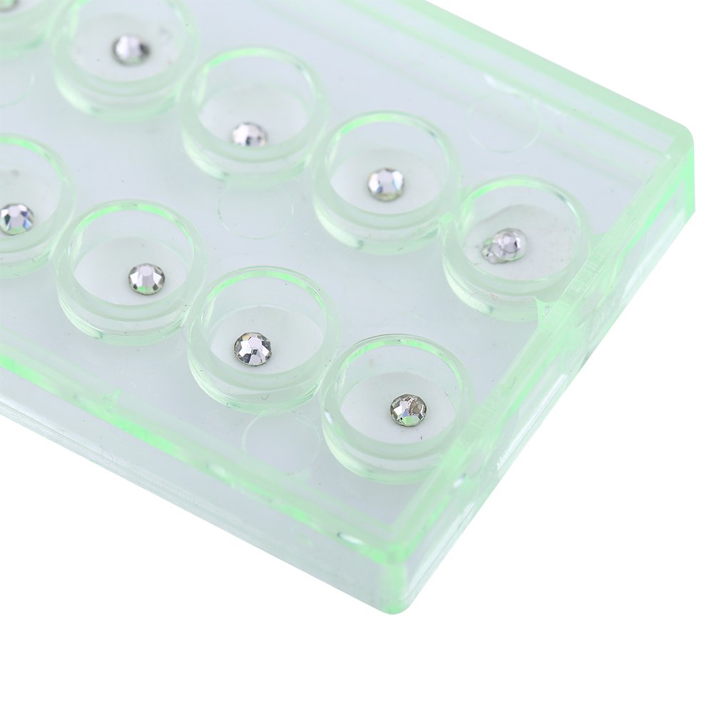 DIY Tooth Gem Kit, White Acrylic Tooth Jewelry Gem Kit, Not Easy to Fall, Shimmering Nails Decor Manicure Shop for Tooth Home Decor