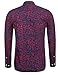 Coofandy Men's Fashion Print Casual Long Sleeve Button Down Shirt