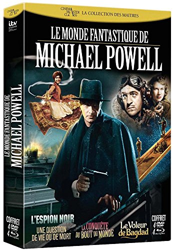Le Monde fantastique de Michael Powell : L'espion noir + Une question de vie ou de mort + La conquête du bout du monde + Le voleur de bagdad - Combo Blu-ray+ DVD