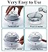 Humidifier for Sleep, Yoga, Meditation, Rest, Relaxation, Prayer, Mindfulness, Insomnia, Stretching, Sleeplessness with Whisper-Quiet Operation, Automatic Shut-off, and White Night Light by JZK