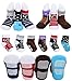 Pro1rise 6 Pairs Toddler Baby Boys Antislip Skid Sneakers Shoe Socks Age 12-24 Months