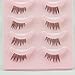 5 Pairs Corner / Mini / Half False Eyelashes Cross Fake Eyelashes Natural