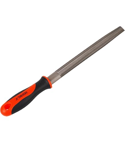 Forney 70326 Half Round Bastard File, 6-Inch, Silver - Arc Welding