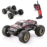 GPTOYS S911 RC Car 1 / 12 Scale Electric Car Supersonic Explorer Offroad 2.4Ghz 2WD 42km/h Waterproof Remote Control Monster Truck - Gift for Kids and Adults - Red