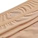 Ekouaer String Bikini Ladies Briefs Comfortable Underwear Knickers,Black/White/Beige(3 Pack),Large