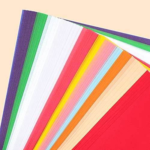VGOODALL 60 Blätter Farbige Transparentpapiere, 10 Farben A4 Pergamentpapier mit weiß Halftransparentpapier zum Basteln Scrapbooking Kartengestaltung Dekorieren Skizzen