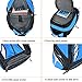 Vbiger New Style Backpack for Middle or Primary School Boys and Girls (Blue 2)
