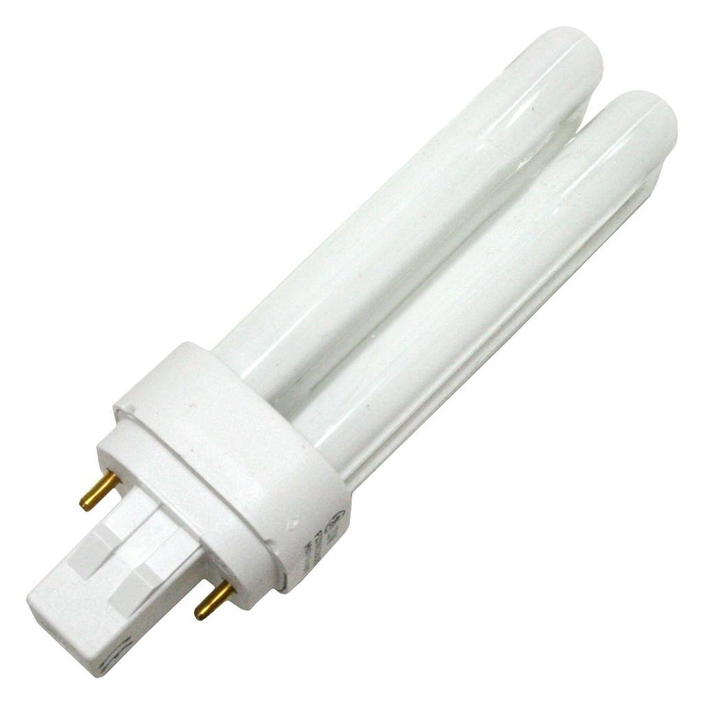 Photo 1 of GE 97589 - F13DBX23/841/ECO - 13 Watt Quad Tube Compact Fluorescent Light Bulb, 2 Pin, 4100K