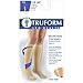 Truform 20-30 mmHg Compression Stockings for Men and Women, Knee High Length, Closed Toe, Beige, Small