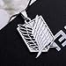 CG Costume Attack on Titan Necklace Survey Corps TV Alloy Cosplay Costume Navy Blue