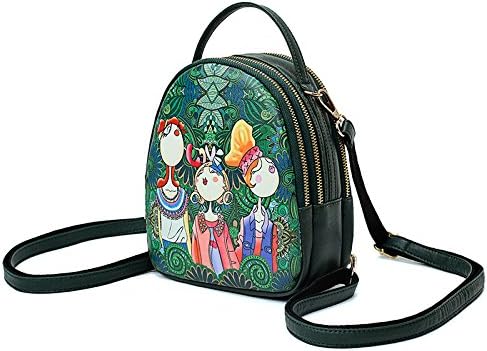 Mini Backpack Purse Small crossbody bag Faux Leather Handbag For teen girls Women with Top Handle