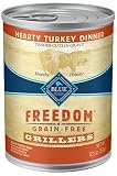 Blue Freedom Grillers Adult Grain Free Hearty Turkey Wet Dog Food 12.5Oz (Pack Of 12)
