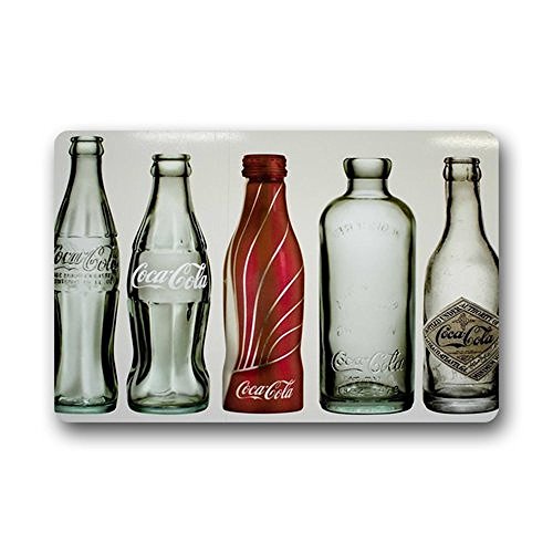 Heymat Novelty Design Custom Machine Washable Retro Style Coca Cola Bottles Indoor/Outdoor Doormat By 23.6 X 15.7 Inch Bath Kitchen Decor Entryway Rug/Floor Mat 23.6 X 15.7 Inch