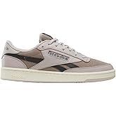 Reebok Unisex Club C Revenge Vintage II Sneaker, Hazy Grey/Vintage Chalk/Washed Black, 6 Women/ 4.5 Men