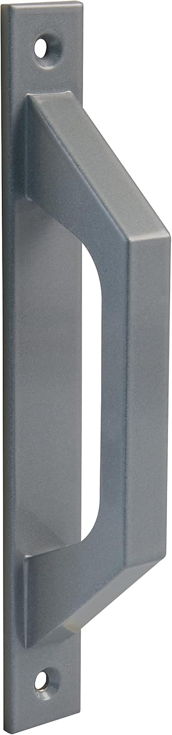 Amig - Silver Grey Aluminium - Straight Line Sliding Door Handle - 198 x 25 x 40 mm Functional and Comfortable Door Handle