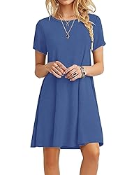 MOLERANI Women's Casual Plain Simple T-Shirt Loose