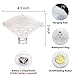 Dazonge Swimming Pool Floating Underwater LED Pond Lights for Hot Tub