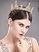 Unicra Gold Vintage Tiaras and Crowns Wedding Bridal Headbands Queen Crowns for Women and Girls