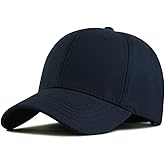 Oversize XXL Baseball Cap Cotton Big Head Hats Solid Color Large Head Hats Plus Size Hat Adjustable 23"-25.5"