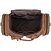 Plambag Large Canvas Duffel Bag Overnight Travel Tote Weekend Bag(Coffee)