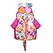 SwimSchool Premium Swim Trainer Vest with Buoyancy Collar and Sleeves, Adjustable Safety Strap, Small, Up to 33 lbs., Pink