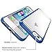 i-Blason Halo Series Case Designed for iPhone 6s Plus, [Scratch Resistant] Clear Fit iPhone 6 Plus Case 5.5 Inch Hybrid Bumper Cover (Clear/Navy)