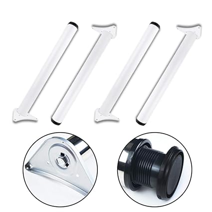 Amazon Com Kuwd 4 Metal Furniture Feet Adjustable Table Legs