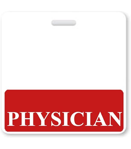 MD Badge Buddy – Horizontal Hospital ID Card Holder For Medical Doctors