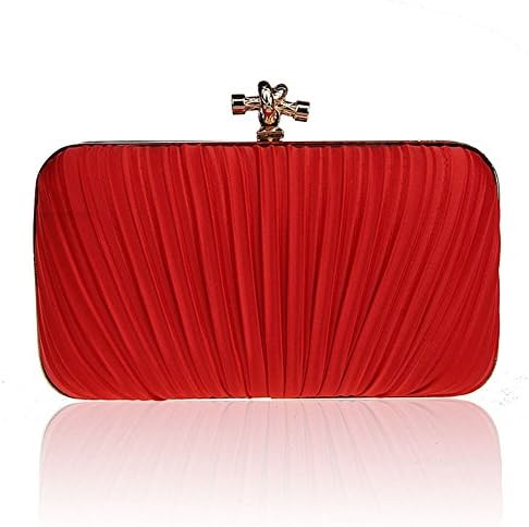 Alizeebridal Evening Envelope Clutches Bag for Women New Handbags Shouder Bags Red