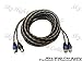 Sky High Car Audio 2 Channel Twisted 12 ft RCA Cables Coated 12' OFC