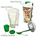 Fresh Salad Container Serving Cup Shaker with Dressing Container Fork Food Storage Bonus Recipes, Use This Bowl for Picnic, Lunch to Go, Made with Plastic Bottle - Eat Healthy -(Set of 2)