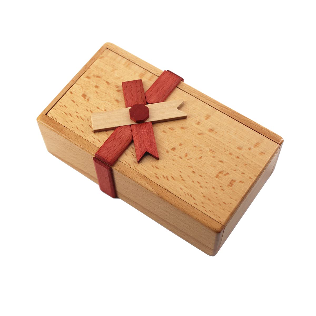 Wooden Magic Puzzles Box Puzzle with Hidden Compartments for Adults Impossible Brain Teaser Medifier Intelligence Challenge Secret Surprise Birthday Gift for Girlfriend Puzzling Boxes Hide Money
