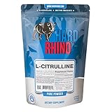 Hard Rhino L-Citrulline Powder, 500 Grams (1.1 Lbs), Unflavored, Lab-Tested, Scoop Included