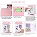Lefree Piggy Bank,Coin Bank,ATM Bank,Smart Electronic Piggy Bank, Mini ATM,Safe with Password Mini ATM Bank (Pink)