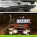 YITAMOTOR LED Light Bar,1PCS 18W 6Inch Flood LED Work Light Pods Single Row Offroad Led Light Driving Light Fog Light Boat Light Waterproof for SUV ATV 4WD Car Truck Golf Cart 12V 24V,2 Years Warranty