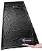 Vumos Sleeping Bag Liner and Camping Sheet - Silk Like Material for Travel - Has Full Length Zipper - Black