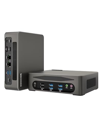 ESIMOER Mini PC Win 11, Mini Desktop Computer, Core i5-1235U, 8GB DDR5 ...