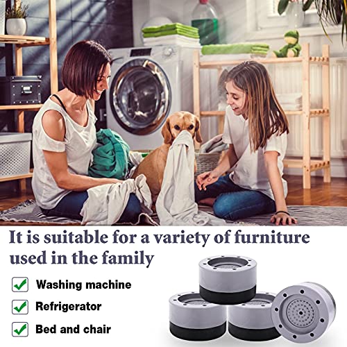 Anti Vibration Pad for Washer Dryer 4 Pack Washing Machine Feet