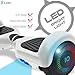 Electric Hoverboard Smart Self Balancing Scooter Hover Board 6.5'' Wheel Electric Scooter for Adults and Kids (NOB-Snow)