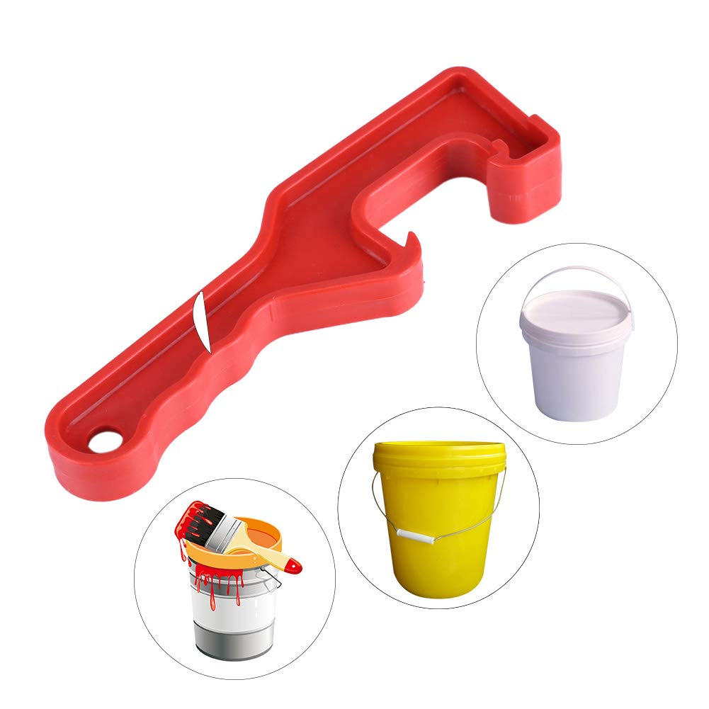 Manual Home 2pcs Bucket Opener,Acogedor Plastic Bucket Pail Paint Can