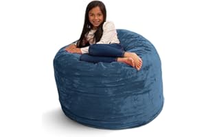 ULTIMATE SACK 3ft Bean Bag Chair, Oversize Bean Bag Chair for Adults, Comfy Chair Bean Bag Couch Lounge Sofa Loveseat Furniture | Cloud Fur