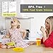 Silicone Lids Covers - Microwave Food Cover for Bowls,Cups,Pots,Pans Food Safe BPA Free Silicone Bowl Covers Easy to Clean and Storage