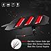 RCP - CVI-BPL02- Aftermarket LED Rear Bumper Reflector Brake Lights Mustang Style for 2016 Tenth Generation Honda Civic Sedan (not fit the Hatchback)
