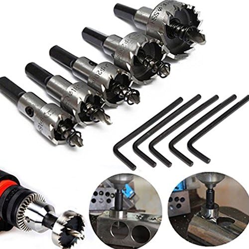 JackLook High Speed Steel HSS Drill Bit Hole Saw Set Stainless Steel Metal Alloy Wood Hole Cutter. 16mm -30mm