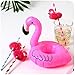 LIGONG Pack of 12 Flamingo Honeycomb Straws for Hawaiian Luau/Birthday/Weddings/Pool Cocktail Party Supplies Tropical Drinks Decorations,ROSE
