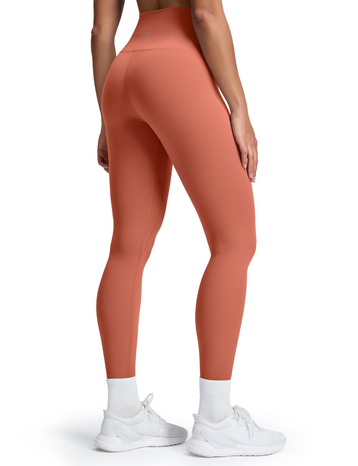 HeyNuts Workout Pro 7/8 Leggings for Women, High Waisted Compression Workout Leggings Athletic Tummy Control Buttery Soft Yoga Pants 25'' Paprika XS(0/2) Image