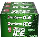 Dentyne Ice Sugar Free Gum (Spearmint  16 Piece  Pack of 9)