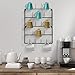 Sorbus Mug Rack Cup Holder - Wall Mounted Home Storage Mug Hooks with 5-Tier Display Organizer for Coffee Mugs, Tea Cups, Mason Jars, and More – Holds 18 Mugs – Black Metal